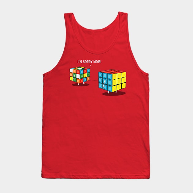 Looking Messed up Tank Top by downsign